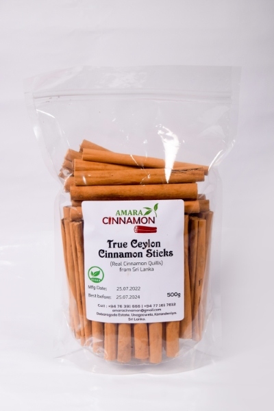 Ceylon Cinnamon Quills. Country of origin - Sri Lanka HS Code- 0906.11